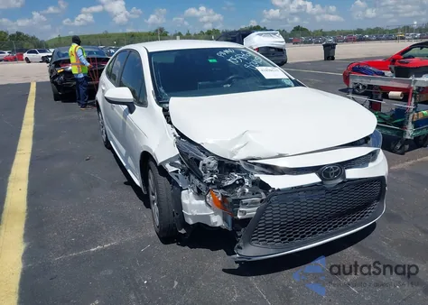 2020 Toyota Corolla Le z USA, uszkodzony, nr VIN JTDEPRAE9LJ105876